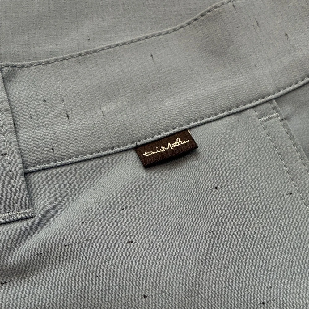 Travis Mathew Light Blue Flat Front Shorts
